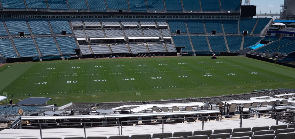 EverBank Stadium - Section Gallagher Club 211 Seat View