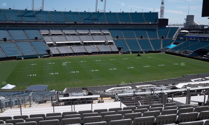 EverBank Stadium - Section Gallagher Club 212 Seat View