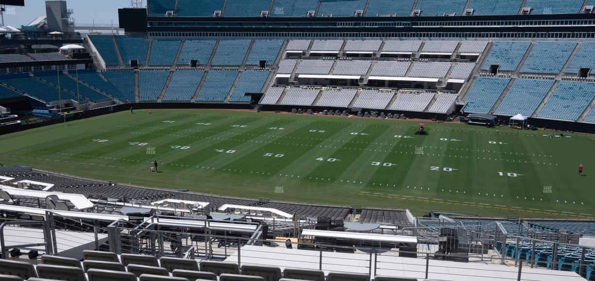 EverBank Stadium - Section Gallagher Club 234 Seat View