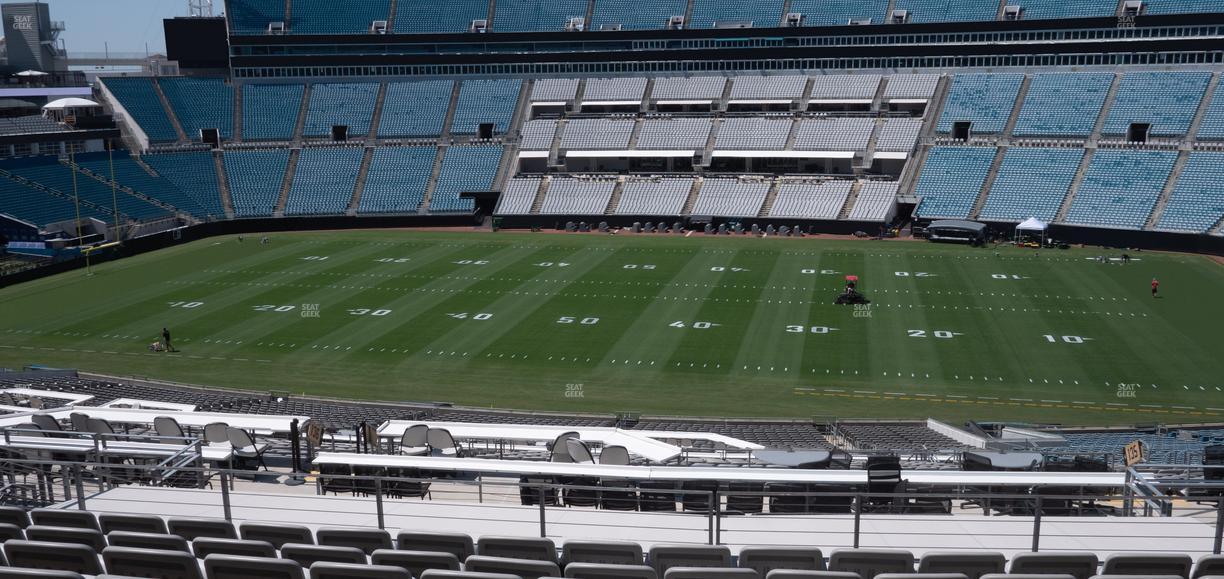 EverBank Stadium - Section Gallagher Club 235 Seat View