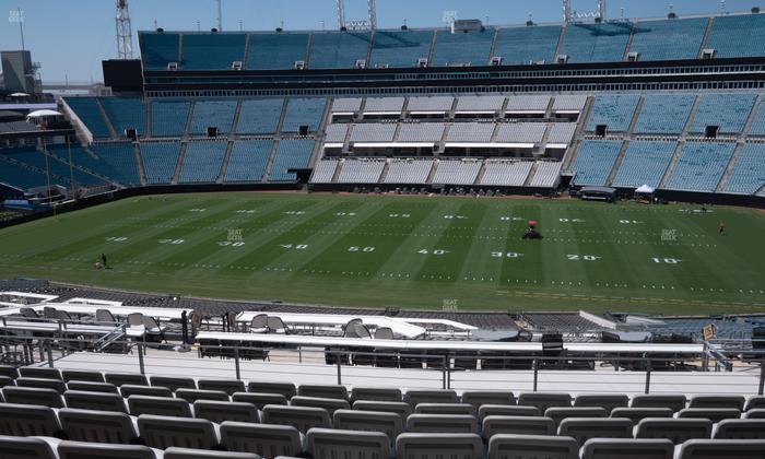 EverBank Stadium - Section Gallagher Club 235 Seat View
