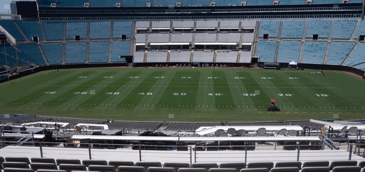 EverBank Stadium - Section Gallagher Club 236 Seat View