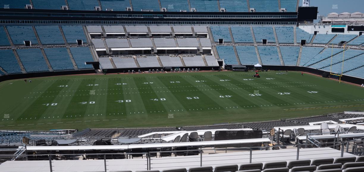 EverBank Stadium - Section Gallagher Club 238 Seat View