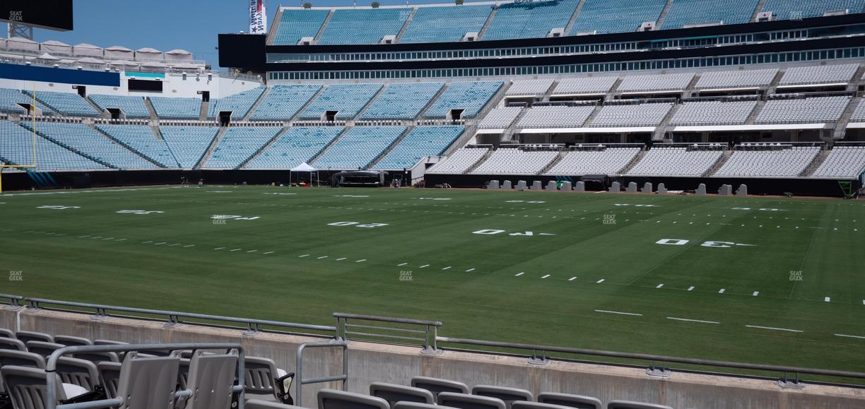 EverBank Stadium - Section Gallagher Club 34 Seat View
