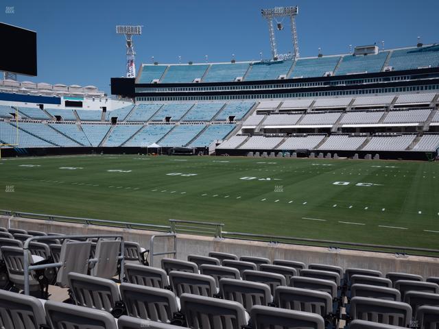 EverBank Stadium - Section Gallagher Club 34 Seat View
