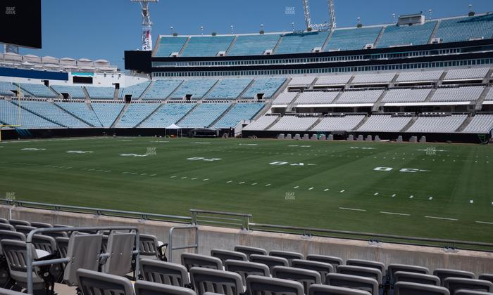 EverBank Stadium - Section Gallagher Club 34 Seat View