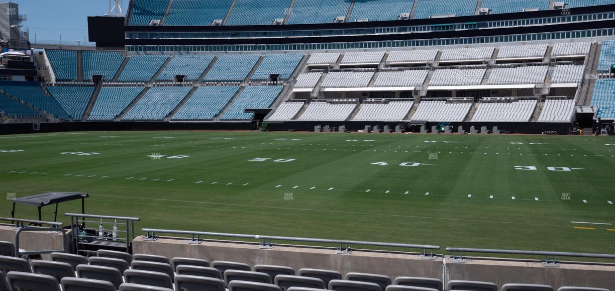 EverBank Stadium - Section Gallagher Club 35 Seat View