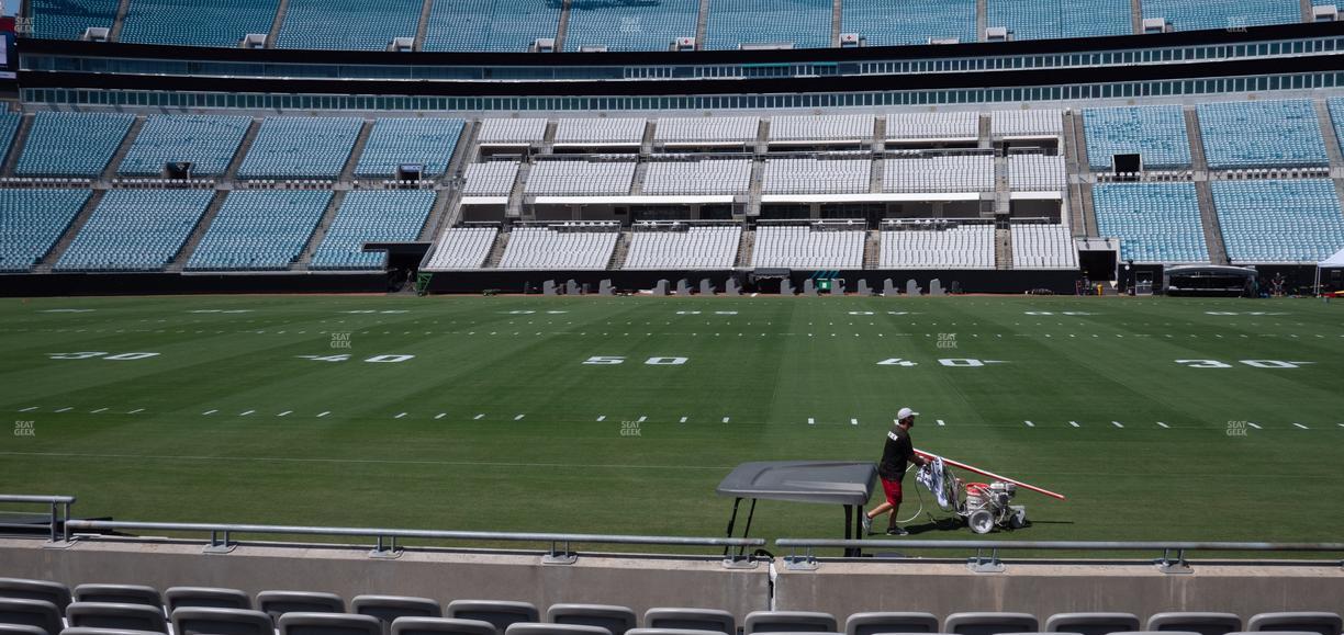EverBank Stadium - Section Gallagher Club 36 Seat View