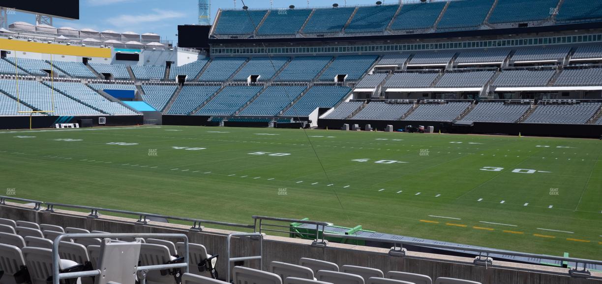EverBank Stadium - Section Gallagher Club 7 Seat View