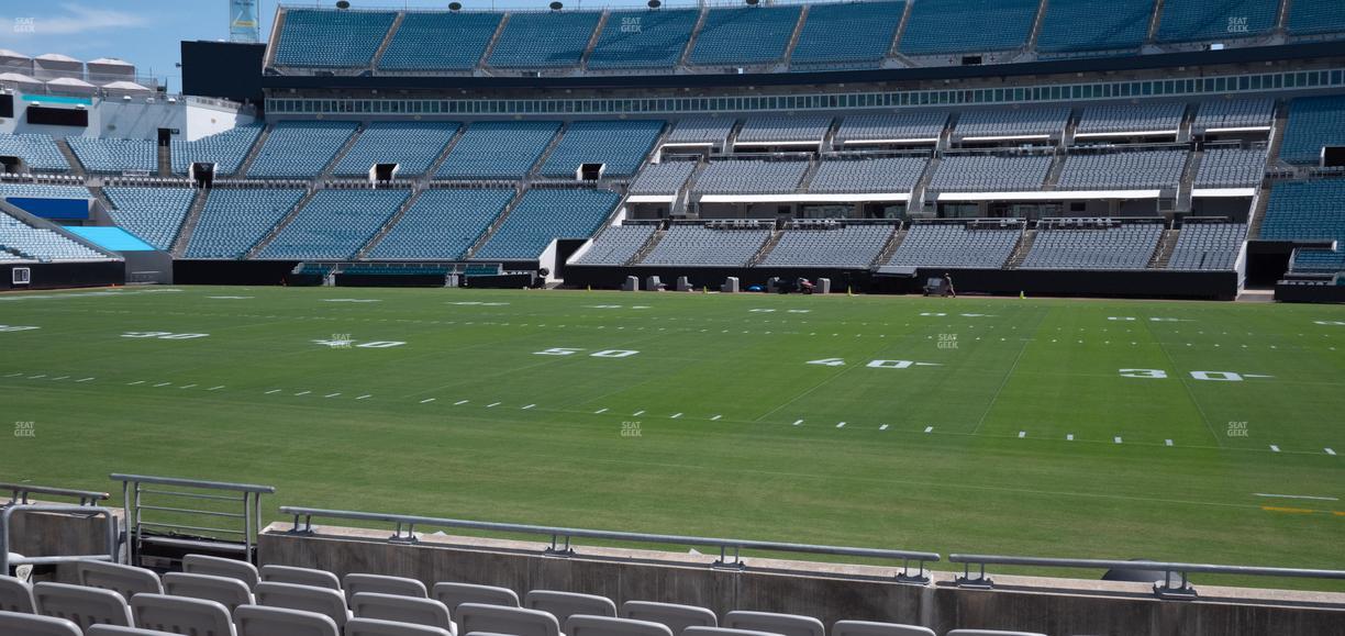 EverBank Stadium - Section Gallagher Club 8 Seat View
