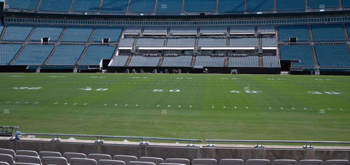 EverBank Stadium - Section Gallagher Club 9 Seat View
