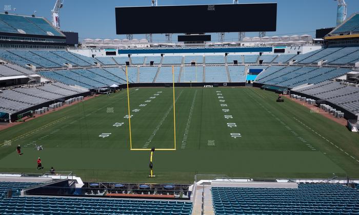 EverBank Stadium - Section Terrace Suite 4 Seat View