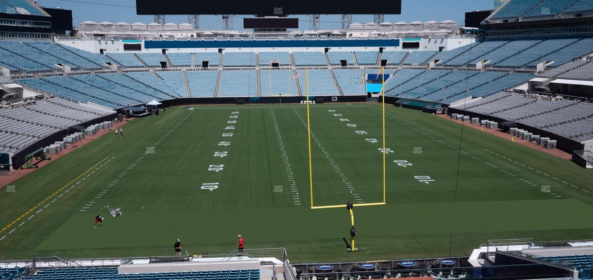 EverBank Stadium - Section Terrace Suite 5 Seat View