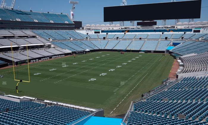 EverBank Stadium - Section Terrace Suite Chalet East 1 Seat View