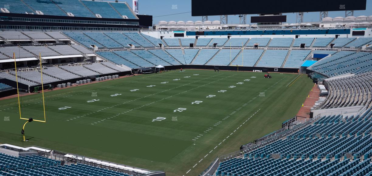EverBank Stadium - Section Terrace Suite Chalet East 2 Seat View
