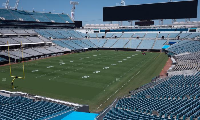 EverBank Stadium - Section Terrace Suite Chalet East 2 Seat View