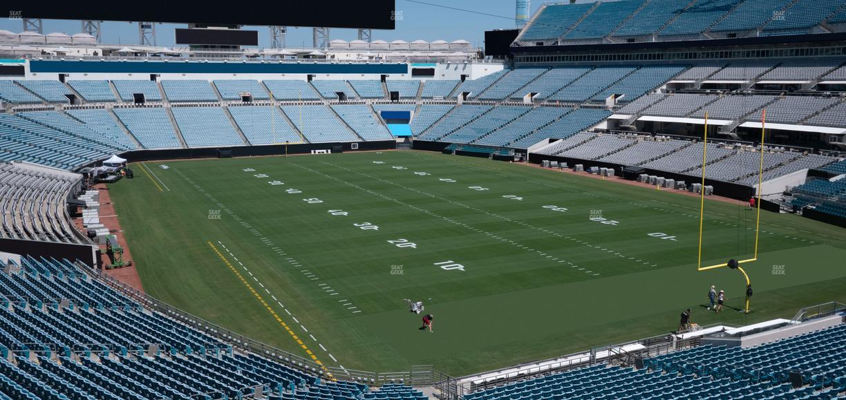 EverBank Stadium - Section Terrace Suite Chalet West 1 Seat View