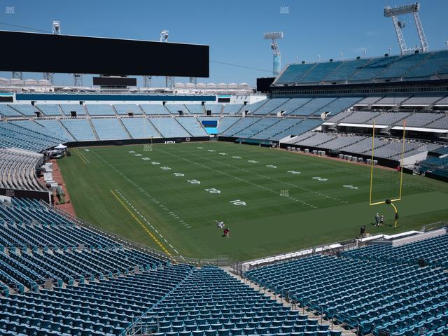 EverBank Stadium - Section Terrace Suite Chalet West 1 Seat View