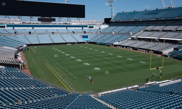 EverBank Stadium - Section Terrace Suite Chalet West 1 Seat View