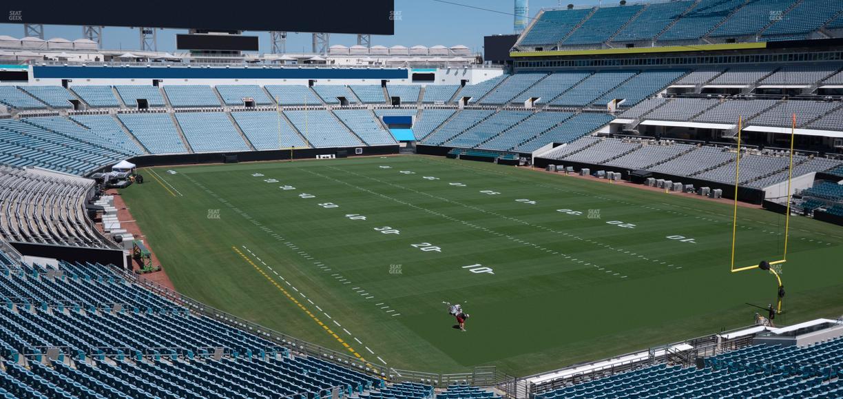 EverBank Stadium - Section Terrace Suite Chalet West 2 Seat View
