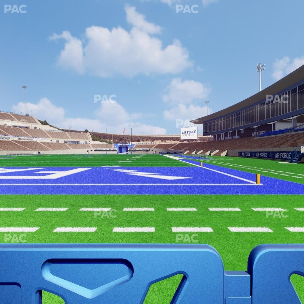 Falcon Stadium - Section Field Box 1 Seat View