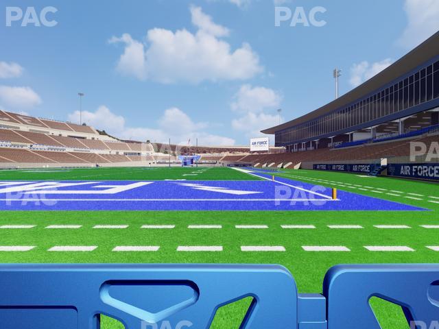 Falcon Stadium - Section Field Box 1 Seat View