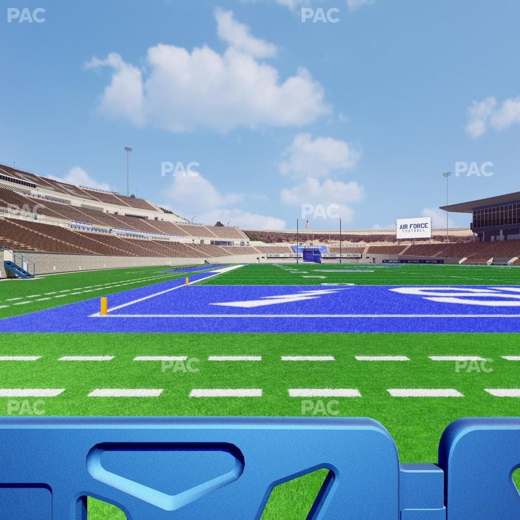 Falcon Stadium - Section Field Box 10 Seat View