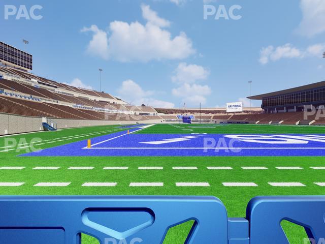 Falcon Stadium - Section Field Box 10 Seat View