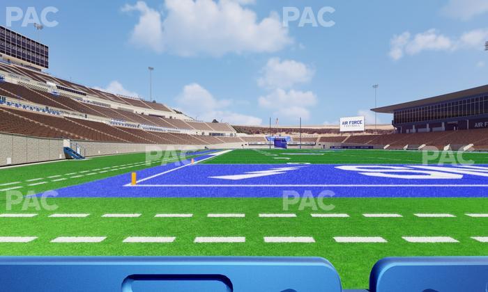 Falcon Stadium - Section Field Box 10 Seat View