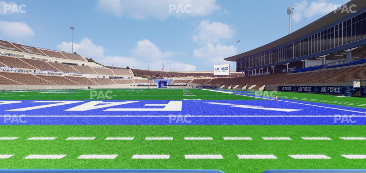 Falcon Stadium - Section Field Box 2 Seat View