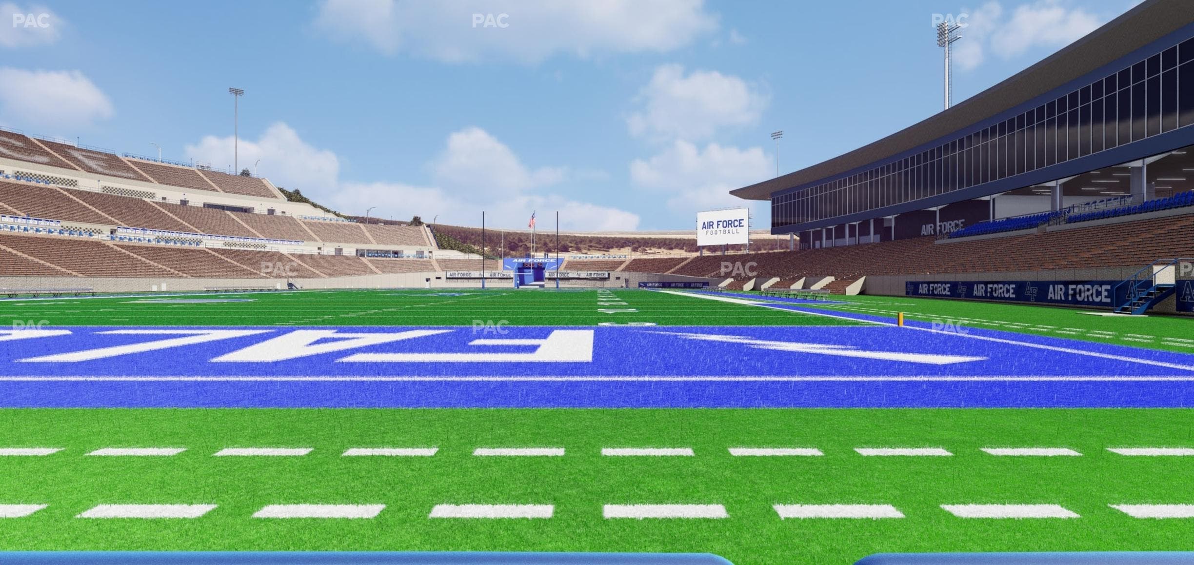 Falcon Stadium - Section Field Box 2 Seat View
