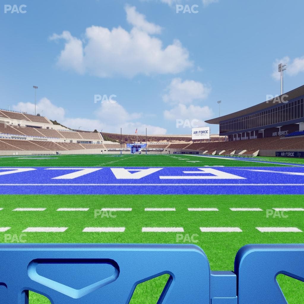 Falcon Stadium - Section Field Box 3 Seat View