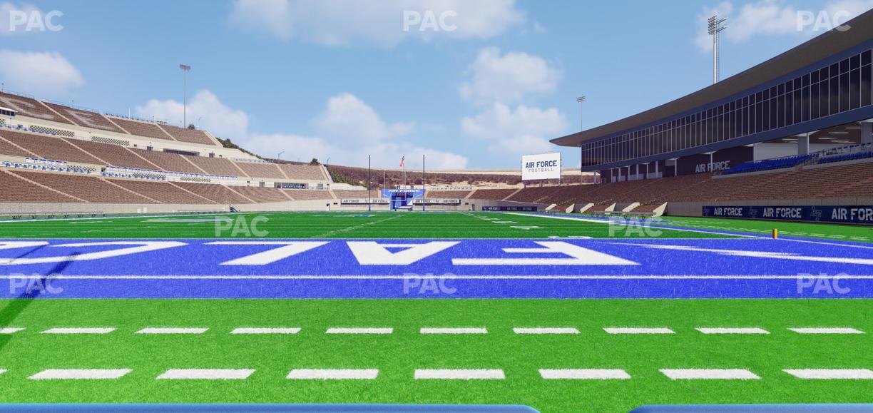 Falcon Stadium - Section Field Box 3 Seat View