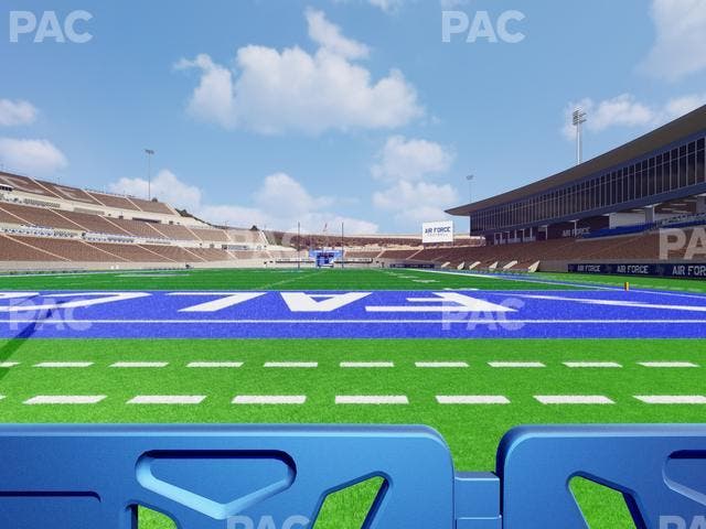 Falcon Stadium - Section Field Box 3 Seat View