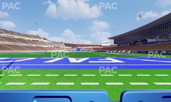 Falcon Stadium - Section Field Box 3 Seat View