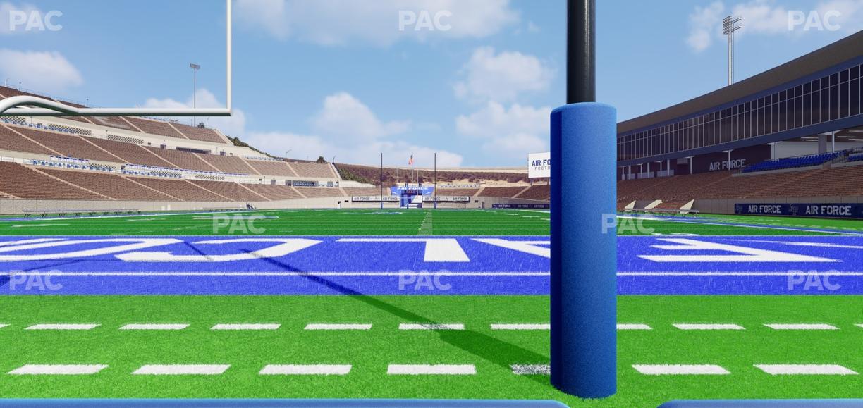 Falcon Stadium - Section Field Box 4 Seat View