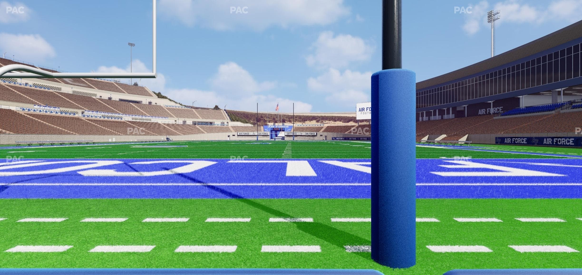 Falcon Stadium - Section Field Box 4 Seat View