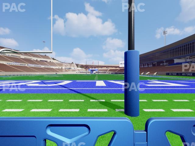 Falcon Stadium - Section Field Box 4 Seat View
