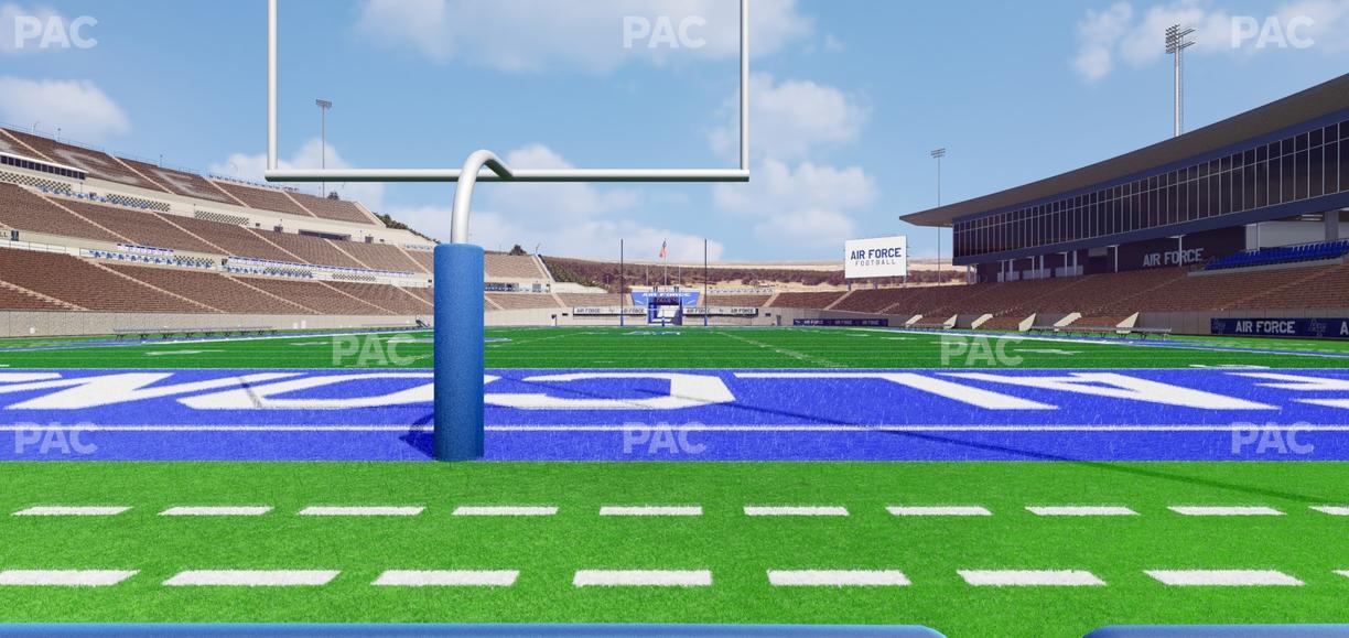 Falcon Stadium - Section Field Box 5 Seat View