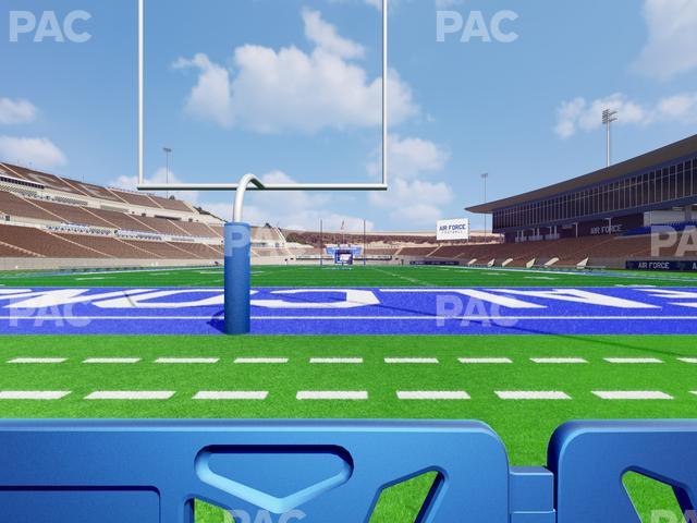 Falcon Stadium - Section Field Box 5 Seat View