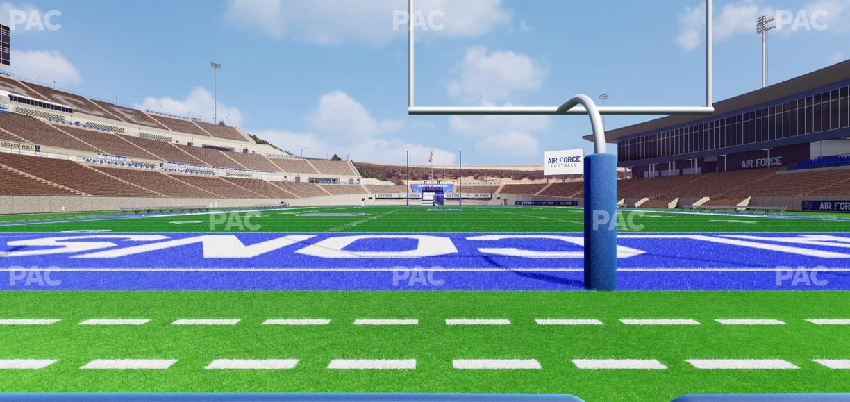 Falcon Stadium - Section Field Box 6 Seat View