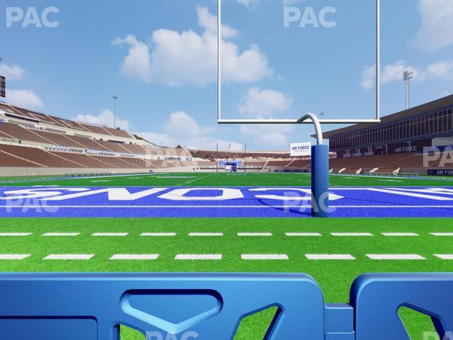 Falcon Stadium - Section Field Box 6 Seat View