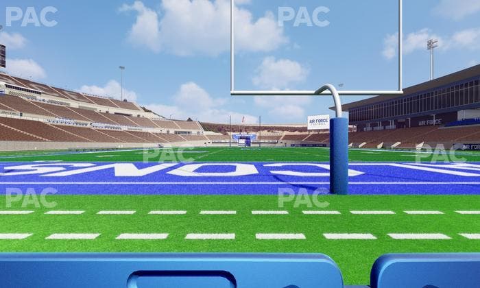 Falcon Stadium - Section Field Box 6 Seat View