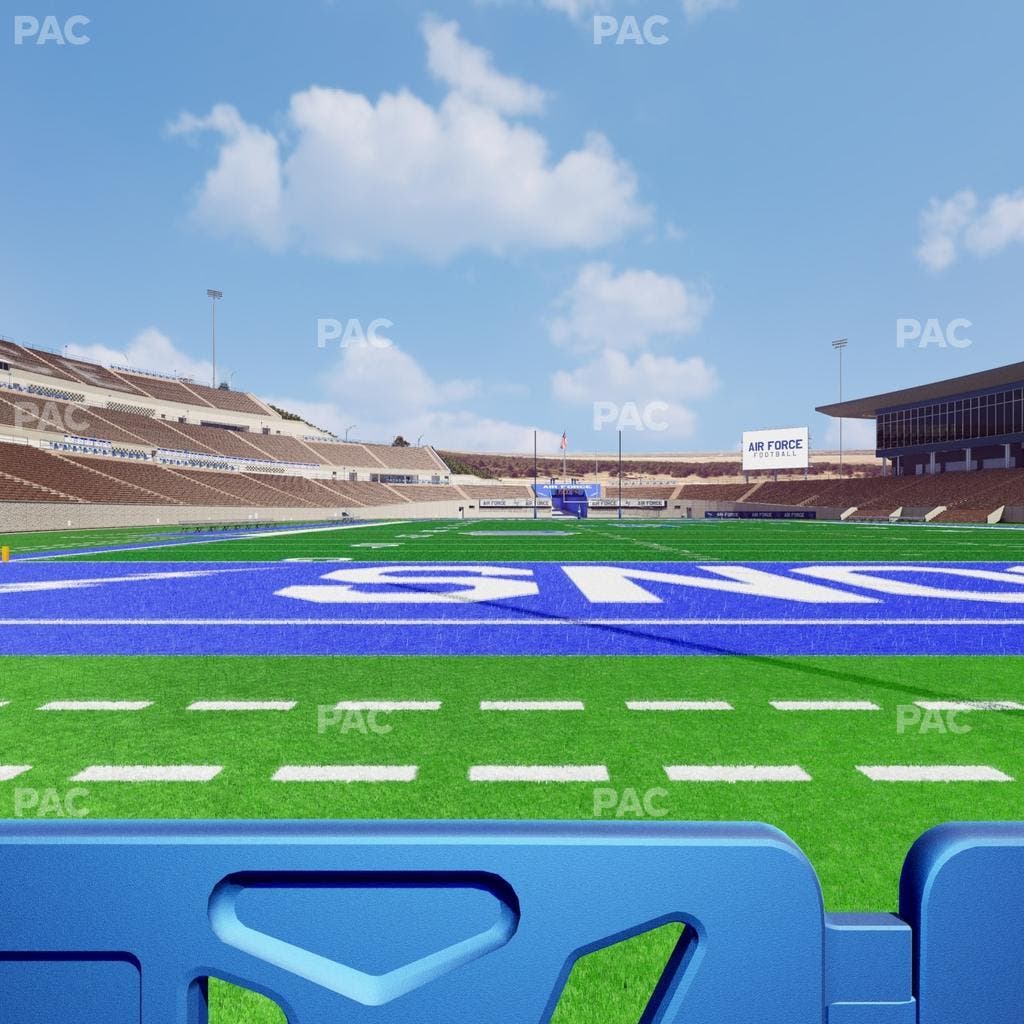 Falcon Stadium - Section Field Box 8 Seat View