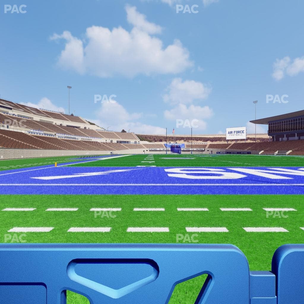 Falcon Stadium - Section Field Box 9 Seat View