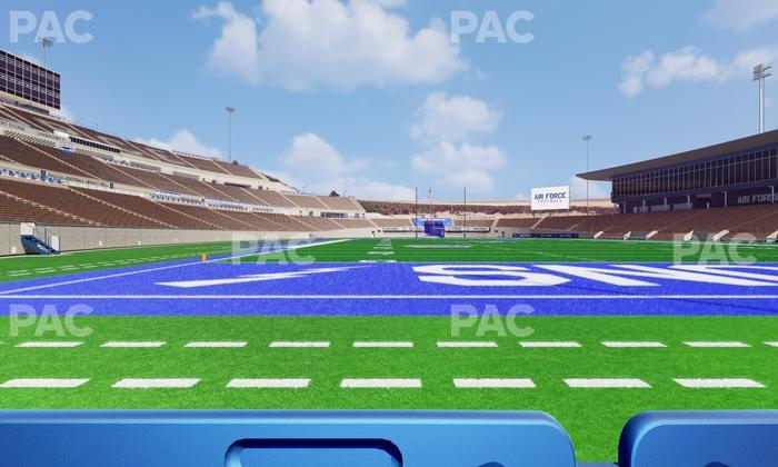 Falcon Stadium - Section Field Box 9 Seat View