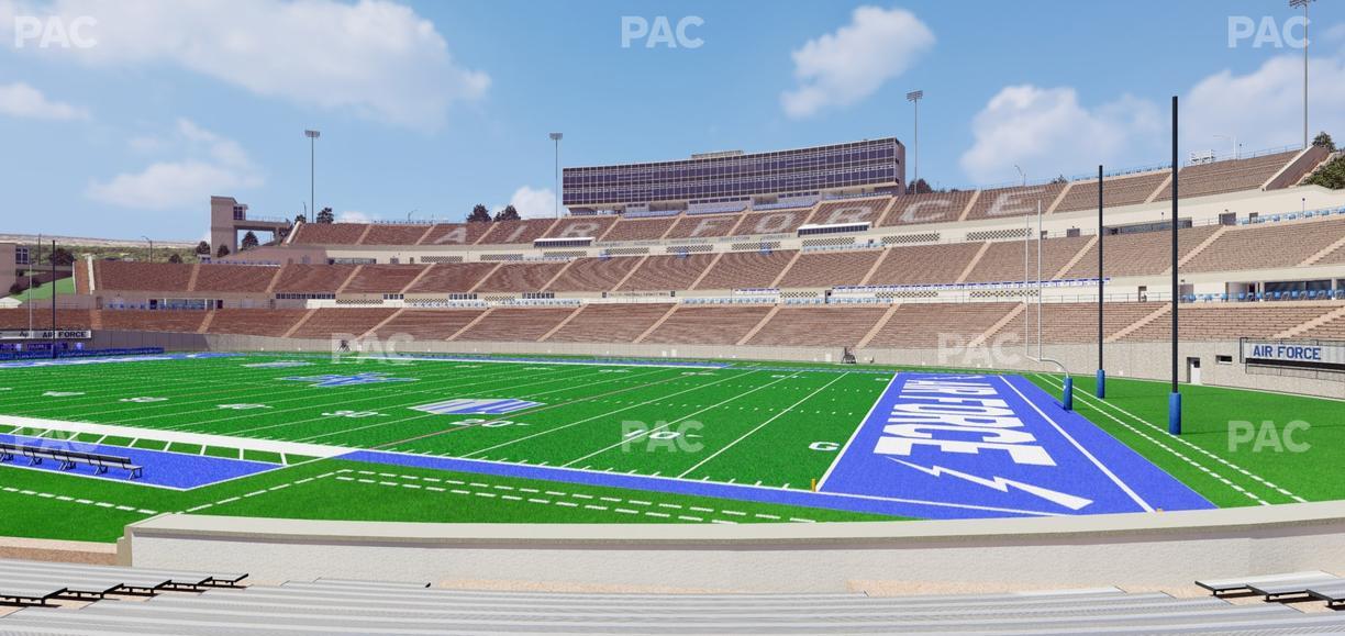 Falcon Stadium - Section Ga Students Seat View