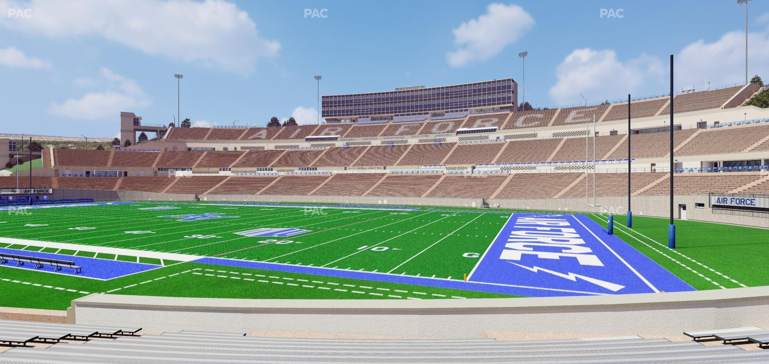 Falcon Stadium - Section Ga Students Seat View