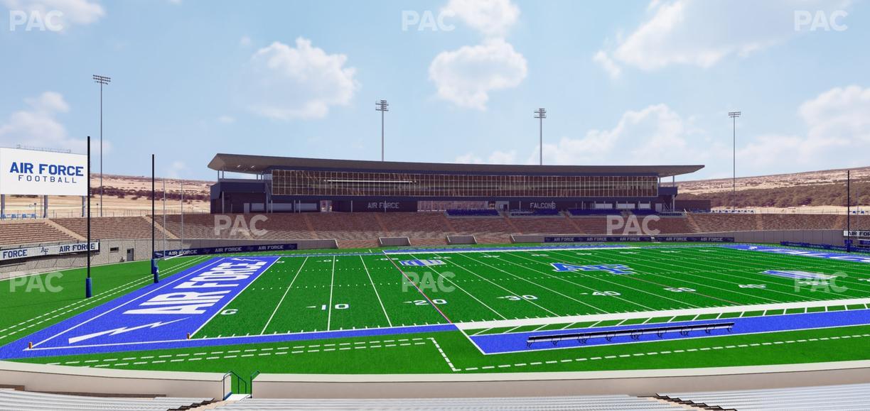 Falcon Stadium - Section L 10 Seat View