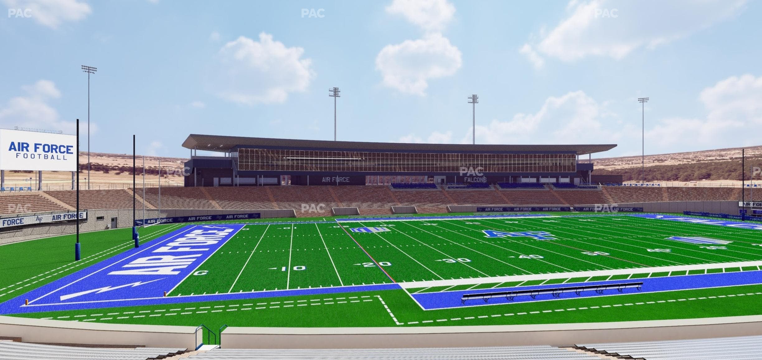 Falcon Stadium - Section L 10 Seat View